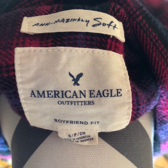 AE boyfriend fit flannel! - Picture 4 of 4